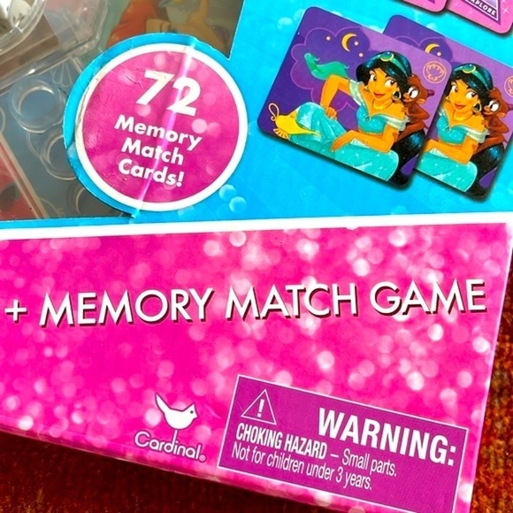 Brand New Disney Princess Pop Up Game & Memory Match Game Ariel Belle Jasmine - Picture 5 of 12